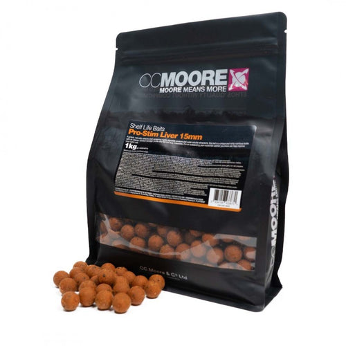 CC Moore Pro Stim Liver Shelf Life Boilies - Shelf Life Boilies - Anglers World