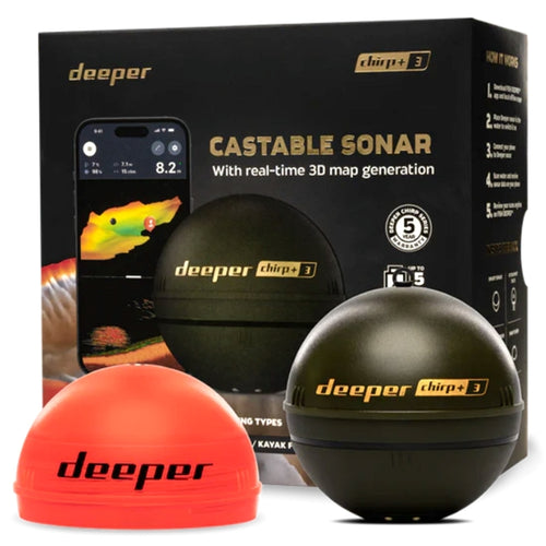Deeper Smart Sonar Chirp+3 - Castable Sonar - Anglers World