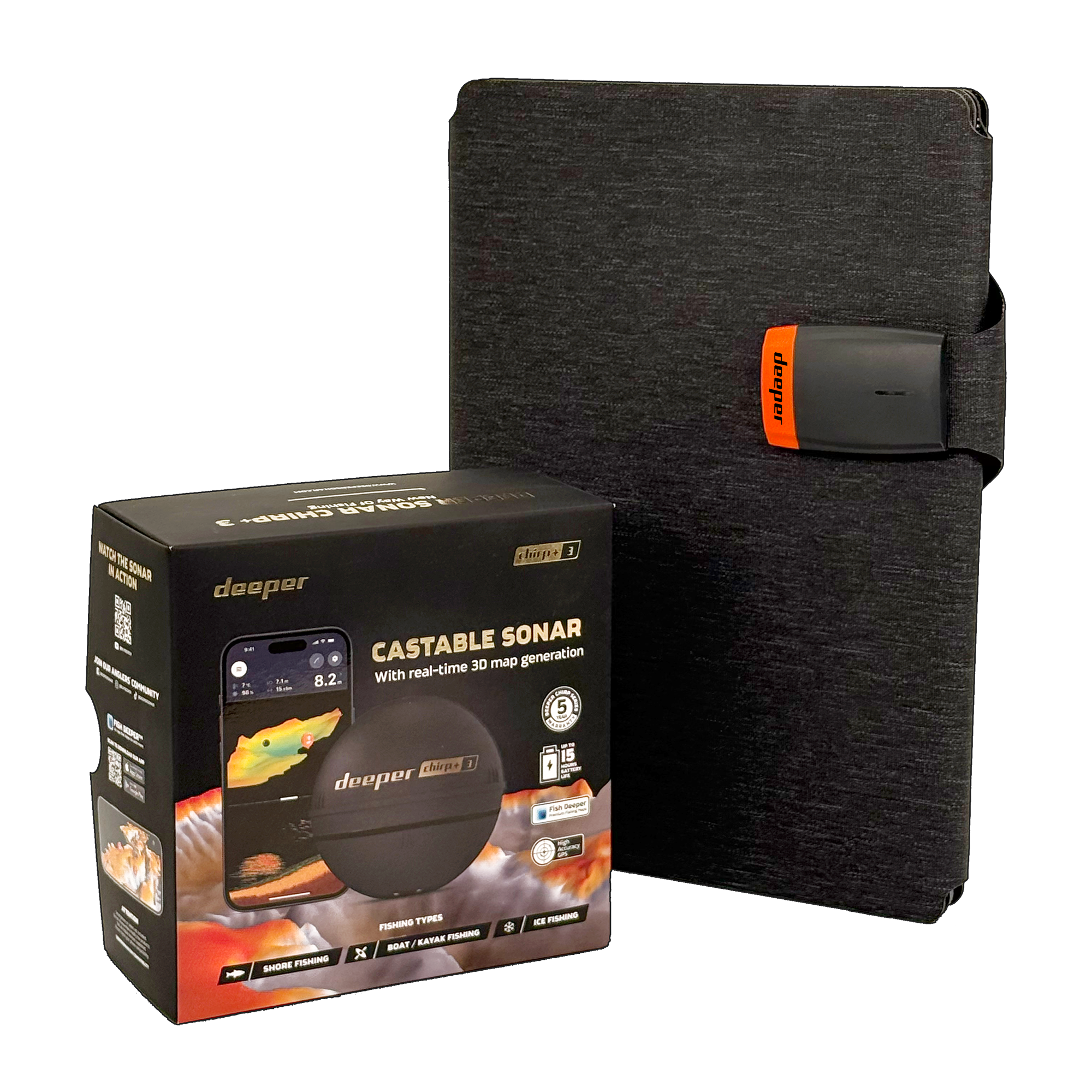 Deeper Power Bundle Chirp+3 and Solar Panel