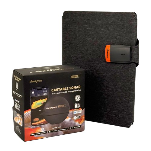 Deeper Power Bundle Chirp+3 and Solar Panel - Castable Sonar - Anglers World
