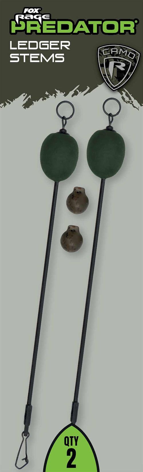 Fox Rage Predator Ledger Stems Medium - Ledger Stems - Anglers World