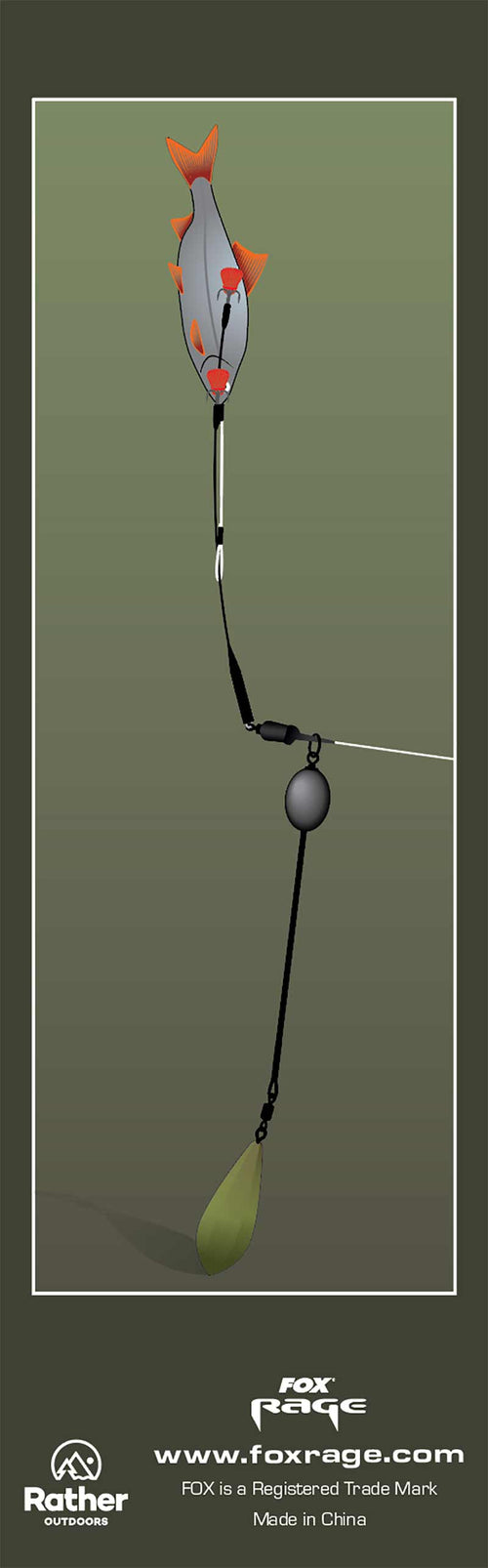 Fox Rage Predator Ledger Stems Medium - Ledger Stems - Anglers World