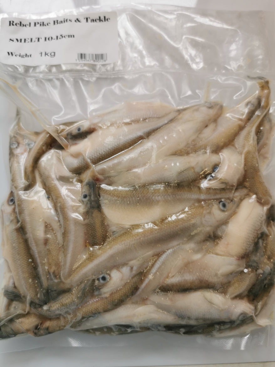 Rebel Pike Smelt Deadbait Bulk 500g & 1kg Pack