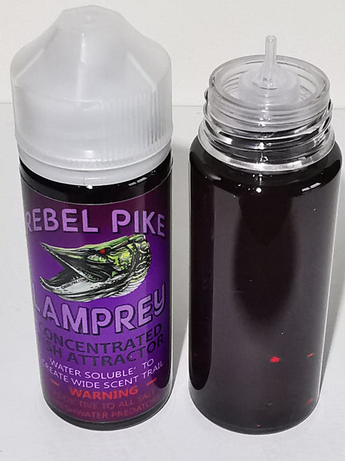 Rebel Pike Lamprey Concentrated Fish Attractant 120ml - Pike Oils - Anglers World