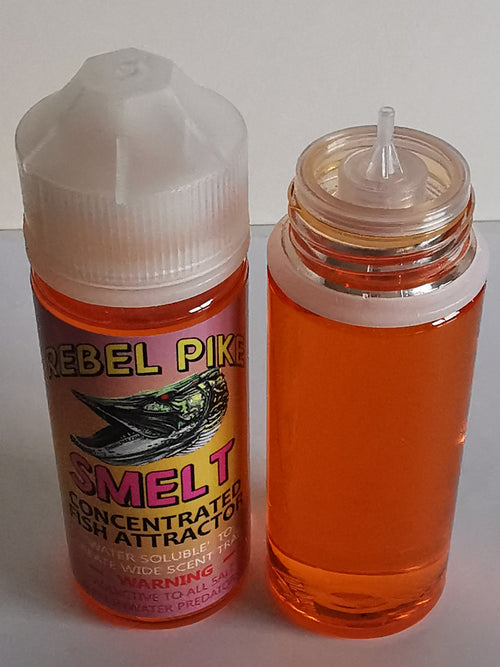 Rebel Pike Smelt Concentrated Fish Attractant 120ml - Pike Oils - Anglers World