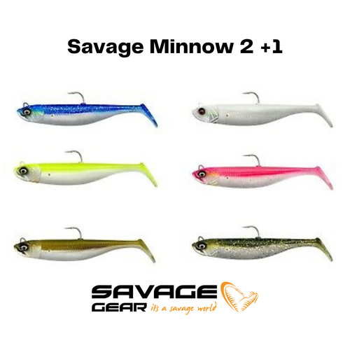 Savage Minnow 2+1 pcs - Soft Lures - Anglers World