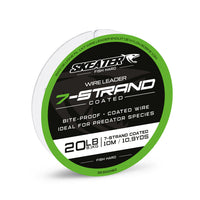Skeater 7-Strand Coated Wire Leader Material – 10m Spool - Pike Wires - Anglers World