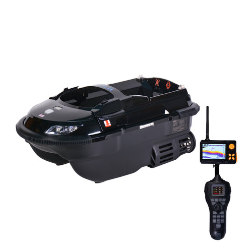 Boatman Vulcan V2 Sonar Black - Bait Boats - Anglers World