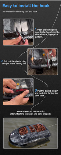 Boatman Vulcan V2 Sonar Black - Bait Boats - Anglers World
