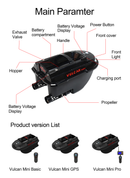 Boatman Vulcan Mini Pro Black - Bait Boats - Anglers World