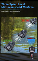 Boatman Vulcan V2 Sonar Black - Bait Boats - Anglers World