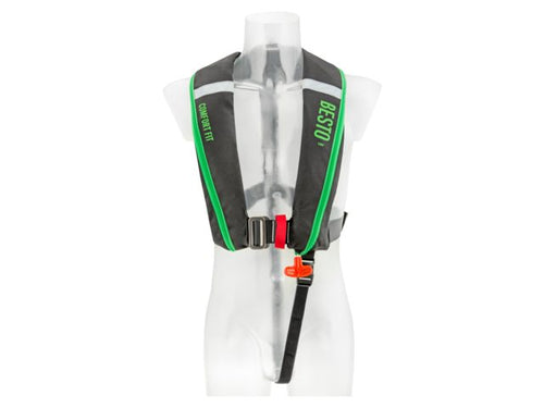 Besto Comfort Fit 180N Automatic Lifesaver Jacket + Harness - Life Jackets - Anglers World