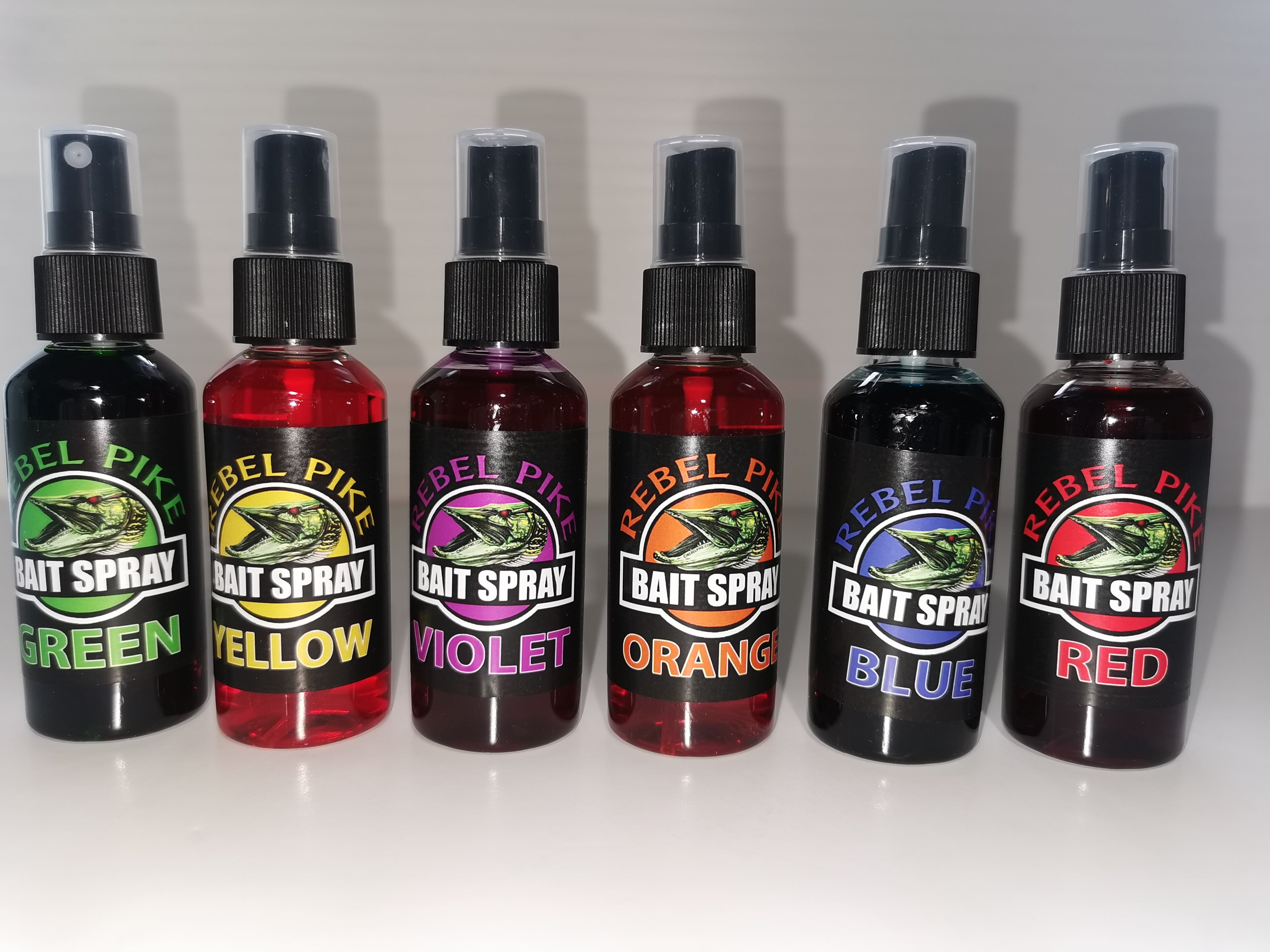 Rebel Pike Bait Spray Dyes