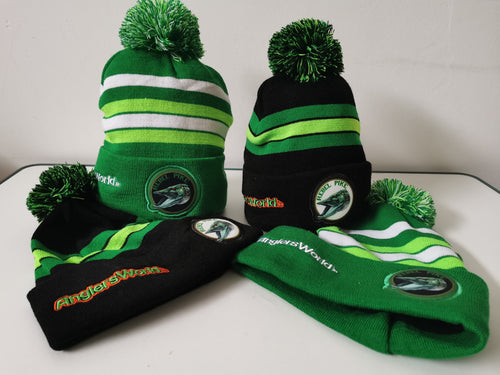 Rebel Pike Bobble Beanie Hat - Hats - Anglers World