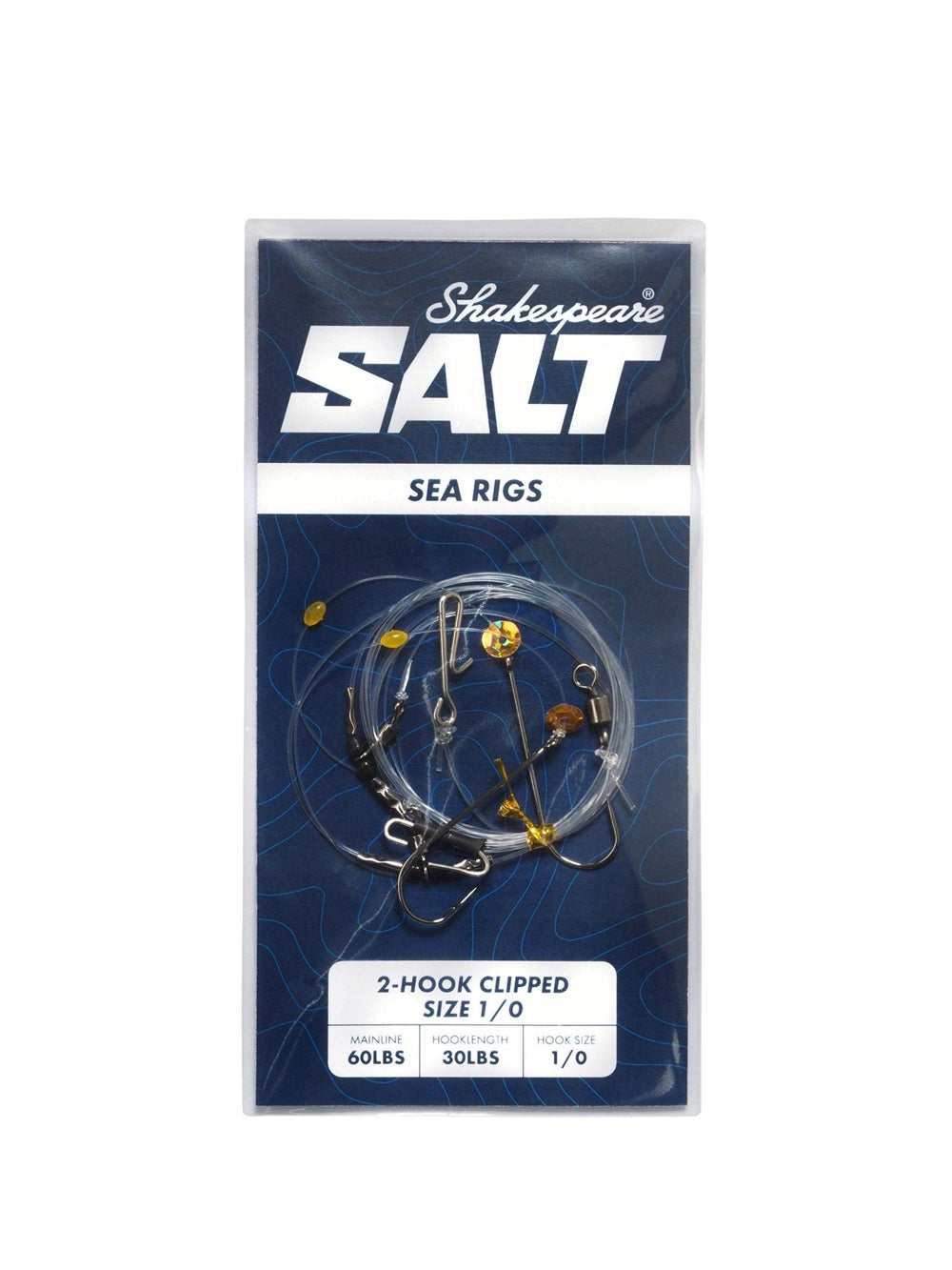 Shakespeare SALT Rig 2 Hook Clipped