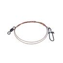 Skeater 7x7 wire pike leader with rolling swivel and Easy Snap