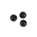 Skeater 8mm black rubber rig beads