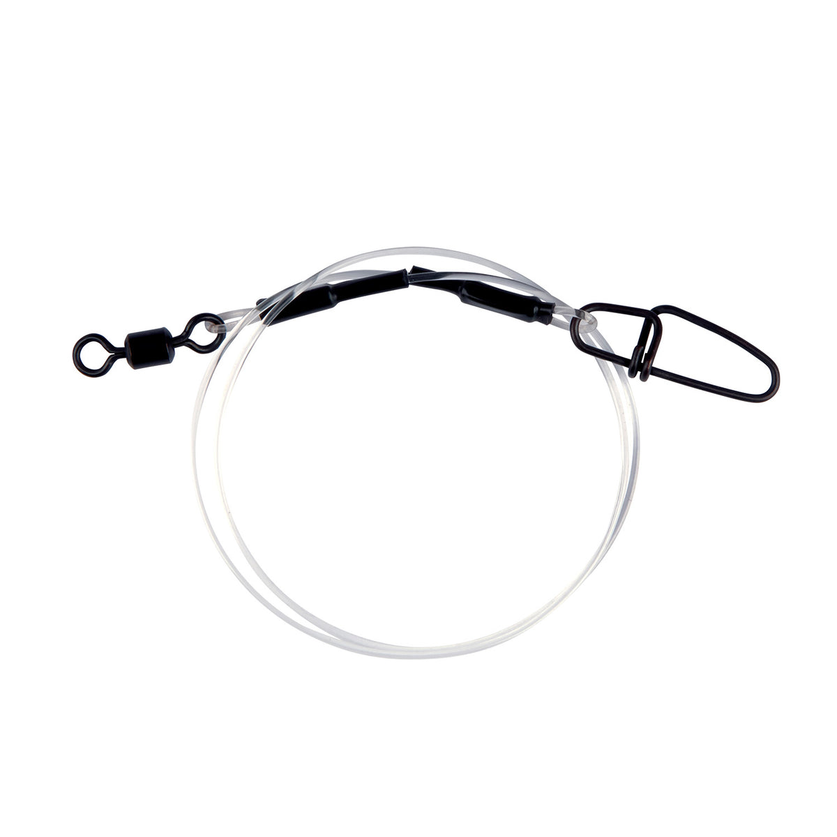 Skeater 0.80mm fluorocarbon pike leader with rolling swivel and Inter-Crosslock Snap