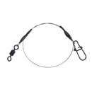 Skeater 30cm titanium pike leader with rolling swivel and Easy Snap