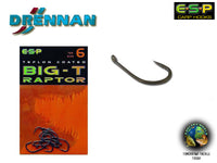 ESP Raptor Big T's Barbed Carp Hooks - Anglers World