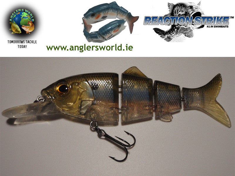 Reaction Strike Revo Shad Swimbait - Suspending - Ghost Minnow