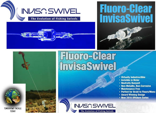 Invisa Swivel Clear Swivel - Swivels & Links - Anglers World