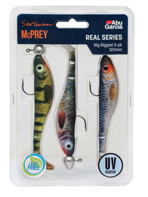 Abu Garcia Svartzonker McPrey Rigged Lures (3 pack) - Soft Lures - Anglers World