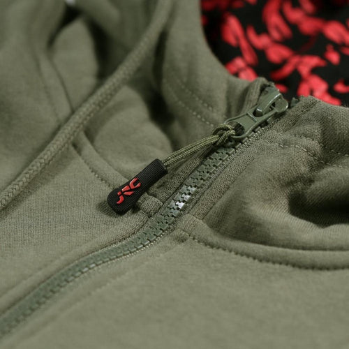 JRC Zipped Hoodie (Green) - Hoodies - Anglers World