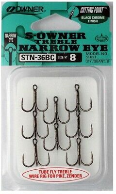 Owner Salmon Tube Treble Hooks STN36BC - Treble Hooks - Anglers World