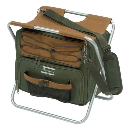 Shakespeare Folding Stool with Cooler Bag - Chairs - Anglers World