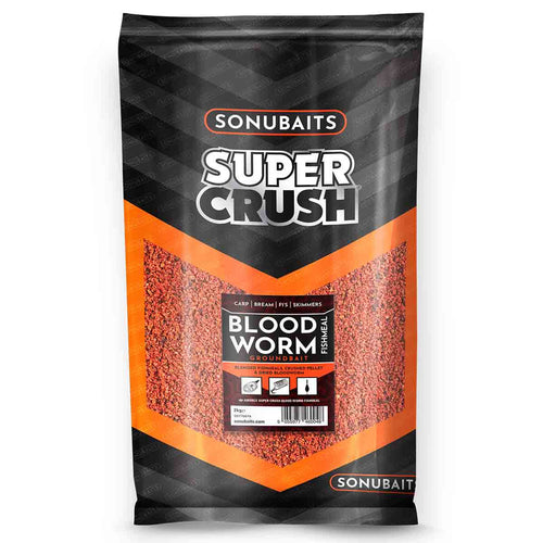Sonubaits Super Crush Bloodworm Fishmeal Groundbait 2kg - Groundbaits - Anglers World