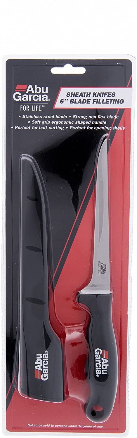Abu Garcia Sheath Knife - 6 inch Filleting - Filleting Knives - Anglers World