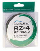 Cortland RZ-4 PE Braid 150yds - Hi-Vis Yellow