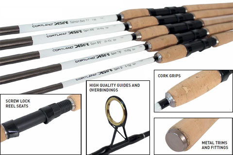 Cortland Desire Spinning Rods