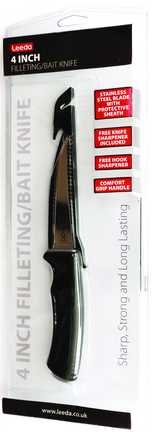 Leeda 9 Inch Filleting Knife - Filleting Knives - Anglers World