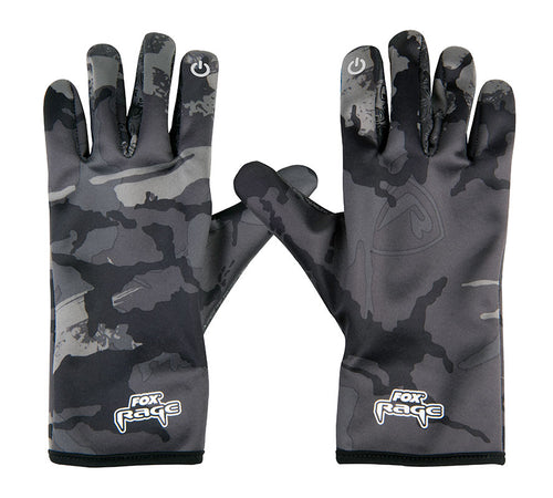 Fox Rage Thermal Camo Gloves - Gloves - Anglers World