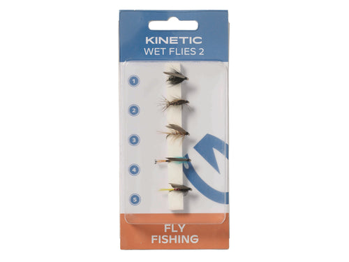 Kinetic Wet Flies 5 pack - Trout & Salmon Flies - Anglers World