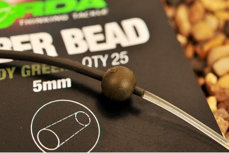 Korda Green Rubber Beads - Carp Beads - Anglers World