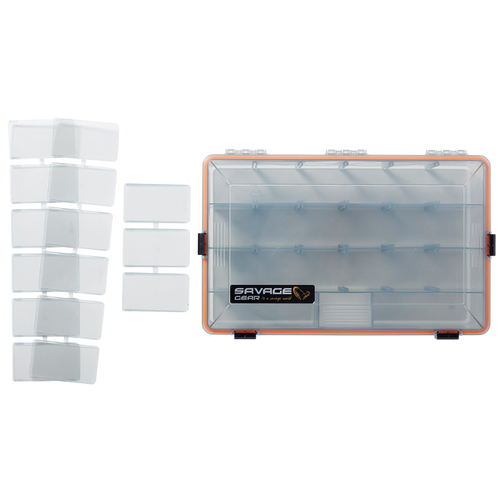 Savage Gear WP Lurebox 6B Smoke - Fishing Tackle Storage