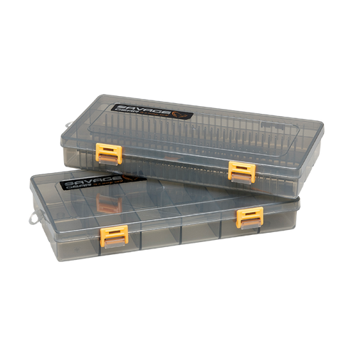 Savage Gear Flat Lure Box Smoke Kit 2pcs - Tackle Storage