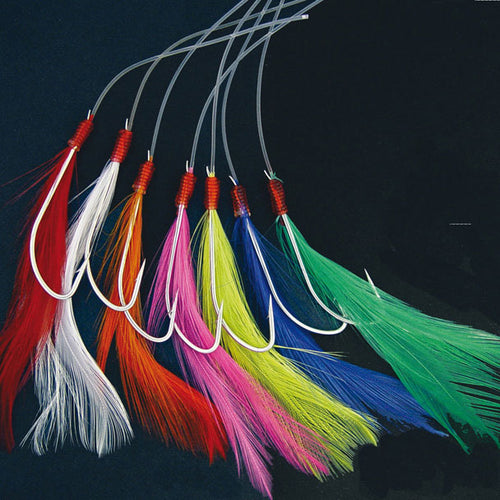 Shakespeare Salt XT Mackerel Feathers Multicoloured - Sea Feathers - Anglers World