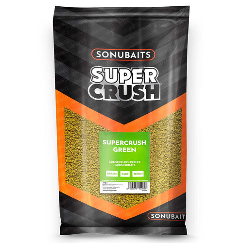 Sonubaits Super Crush Green Groundbait 2kg - Groundbaits - Anglers World